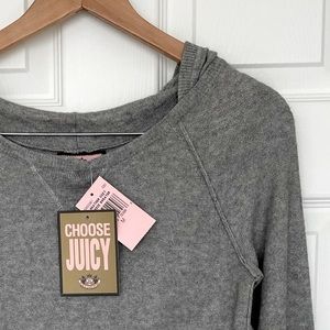 NWT Juicy Couture Cashmere Blend Hoodie Sweater